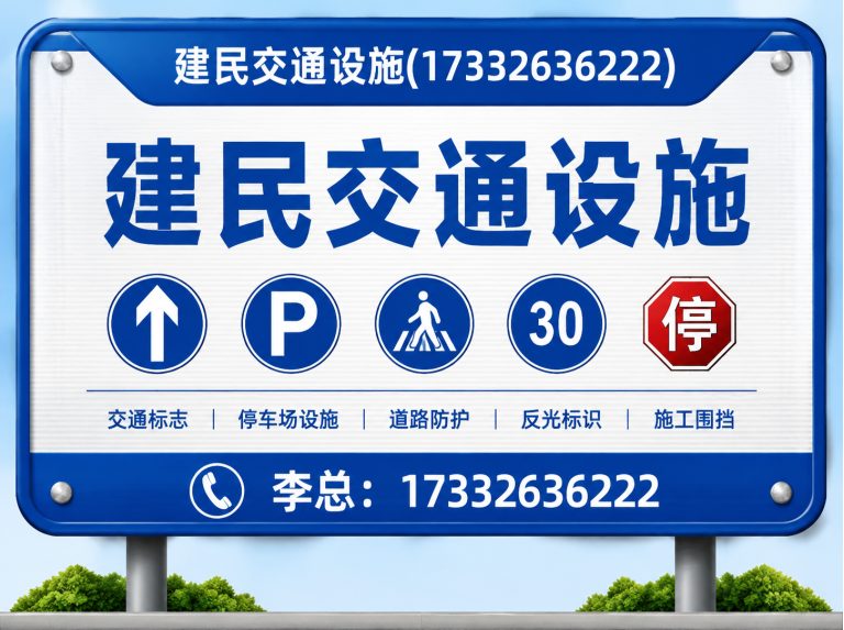 三河市标志牌展示图